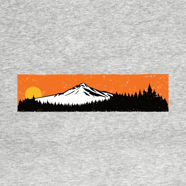 Mount Hood Sunset by M. Pidgeon Design